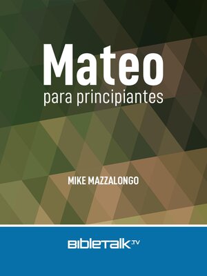cover image of Mateo para principiantes